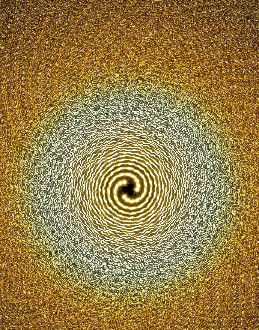 Fractal illustration of abstract spirals.
