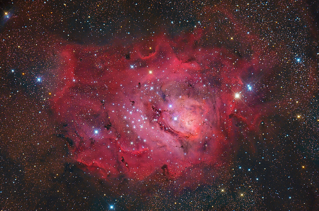 Lagoon Nebula, optical image