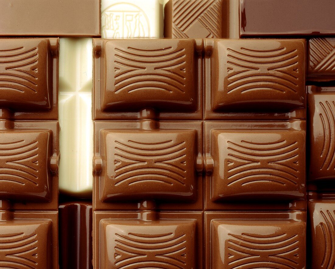 Assorted Chocolate and White Chocolate Bars