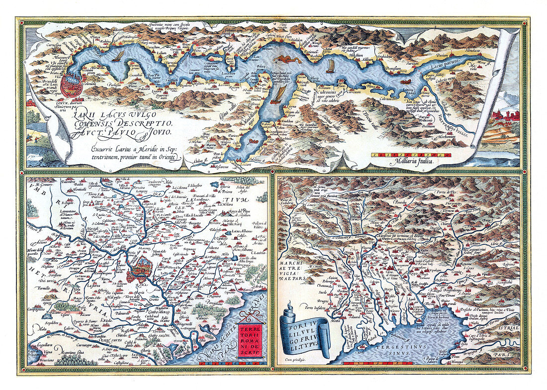 Theatrum Orbis Terrarum, Regions of Italy, 1570