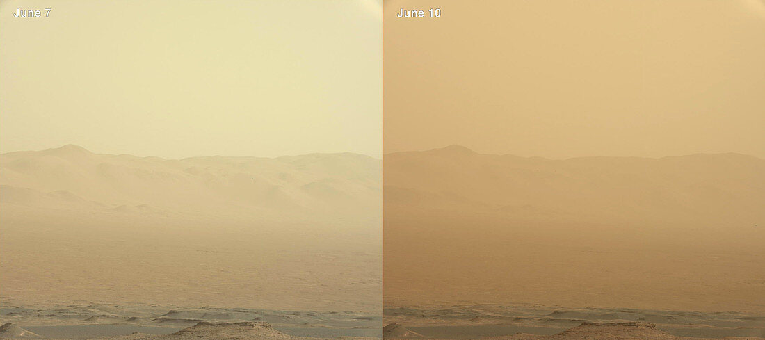 Mars Dust Storm, 2018