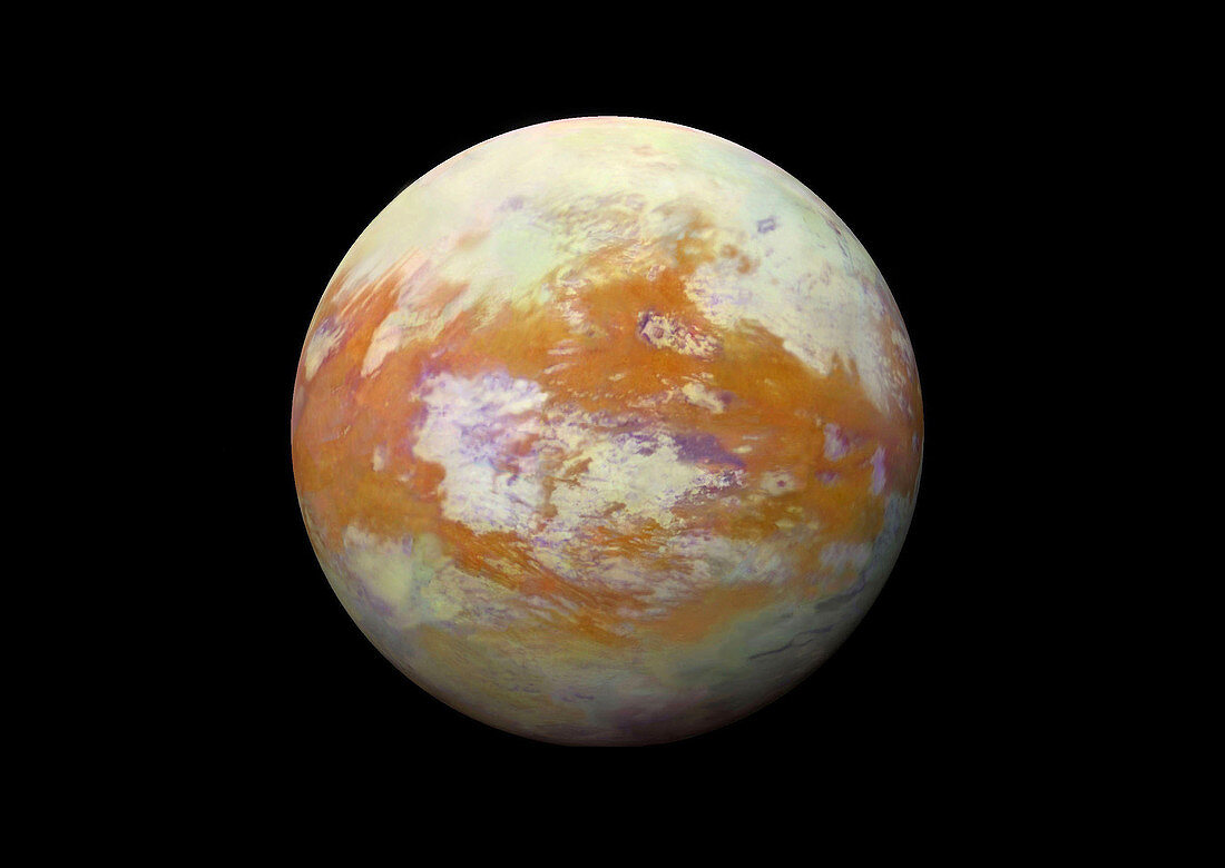 Titan, Moon of Saturn, Infrared View