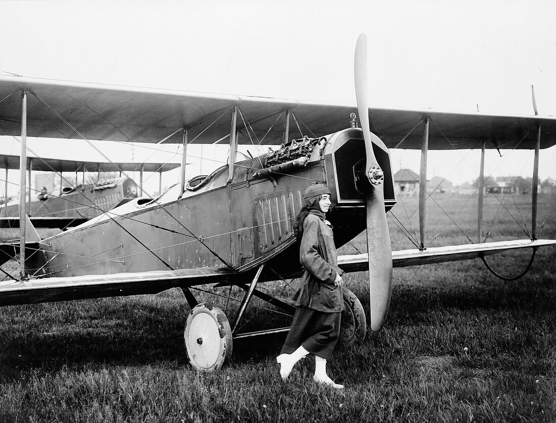 Katherine Stinson, American Aviator, 1917