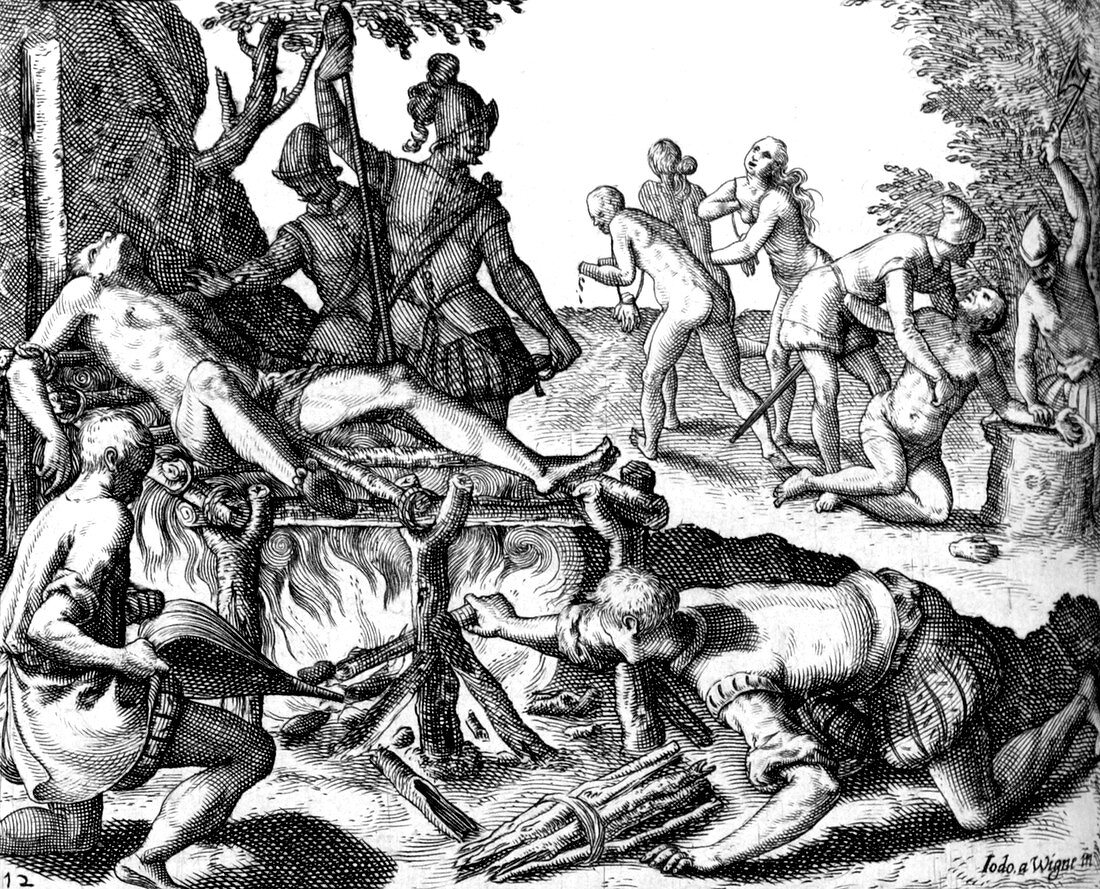 Spanish Persecution in the West Indies, 16th Century