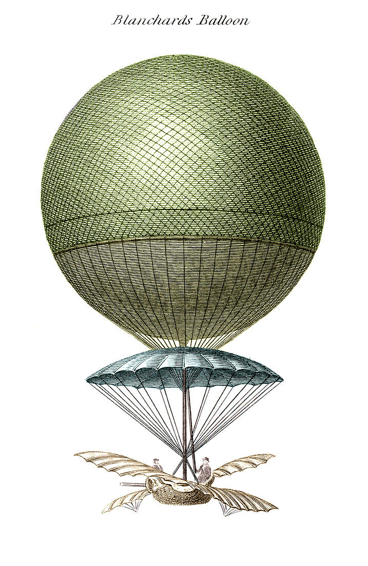 Blanchard's Balloon, Illustration