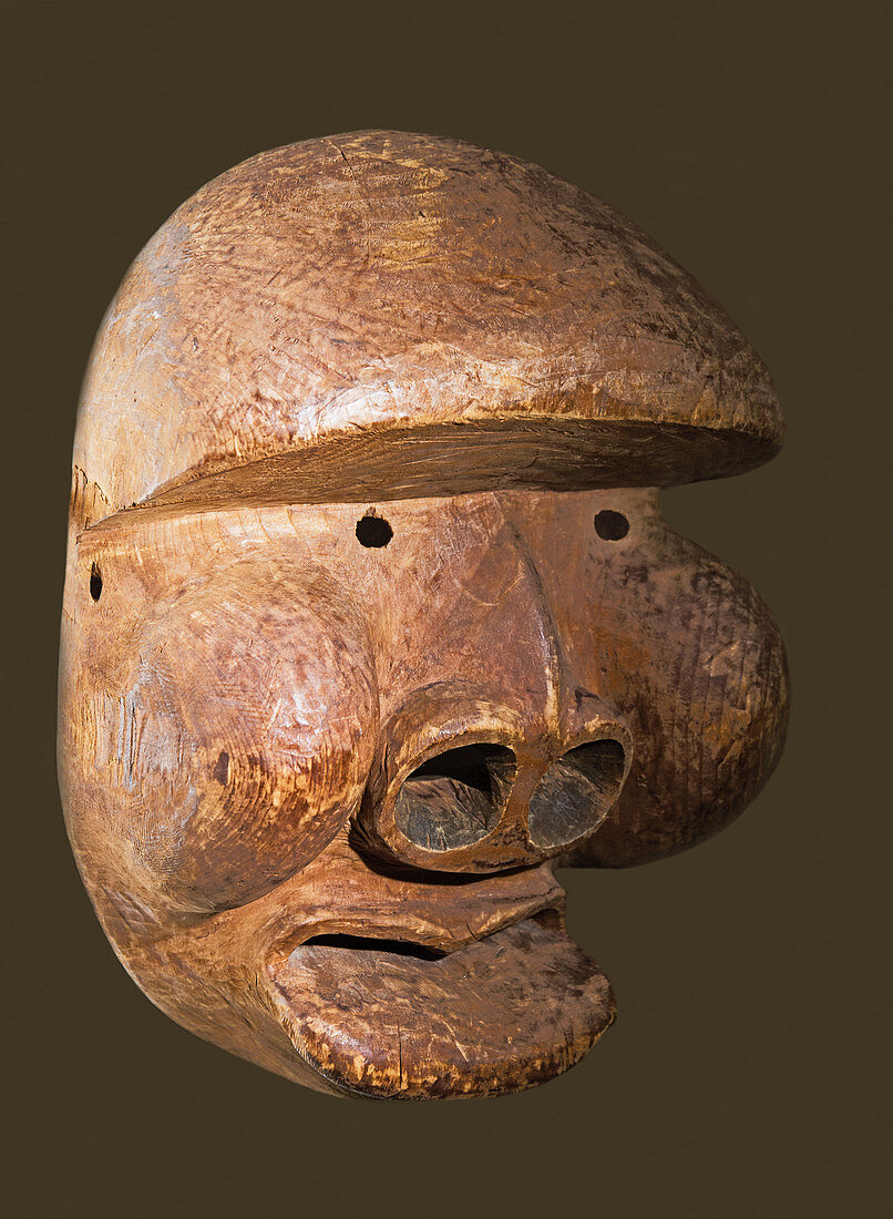 Bad Shaman Mask, Bijogo Country Culture, Alaska