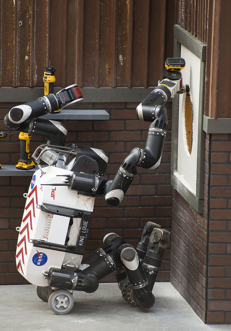 Robot, RoboSimian Using Cordless Power Drill
