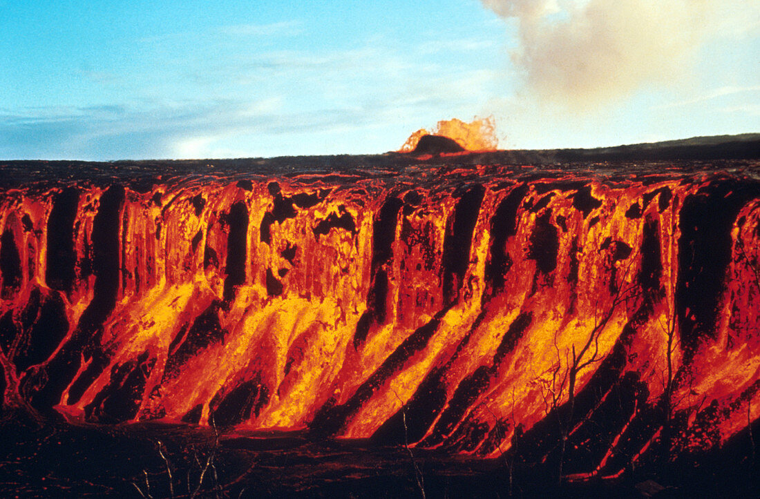 Mauna Ulu Eruption, 1969