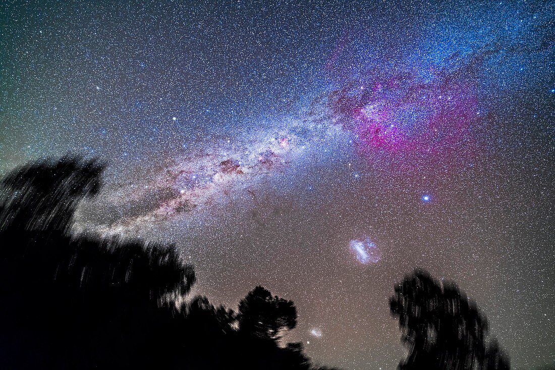Southern Milky Way and Magellanic Clouds