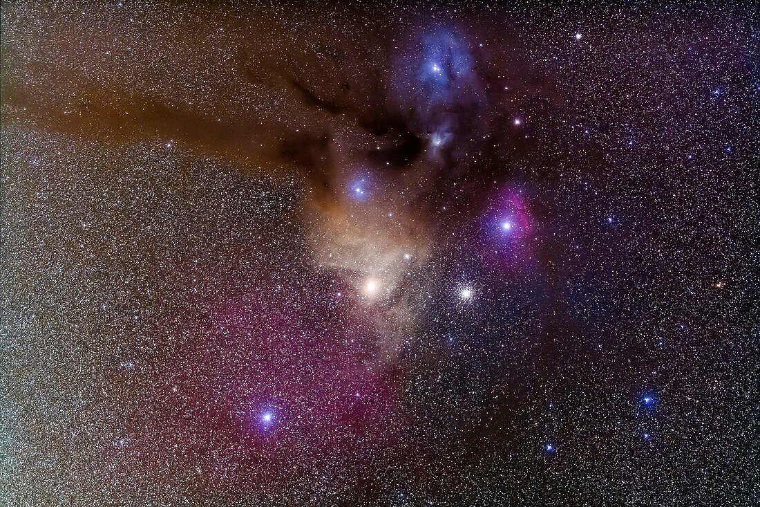 Colourful Nebulas Around Antares