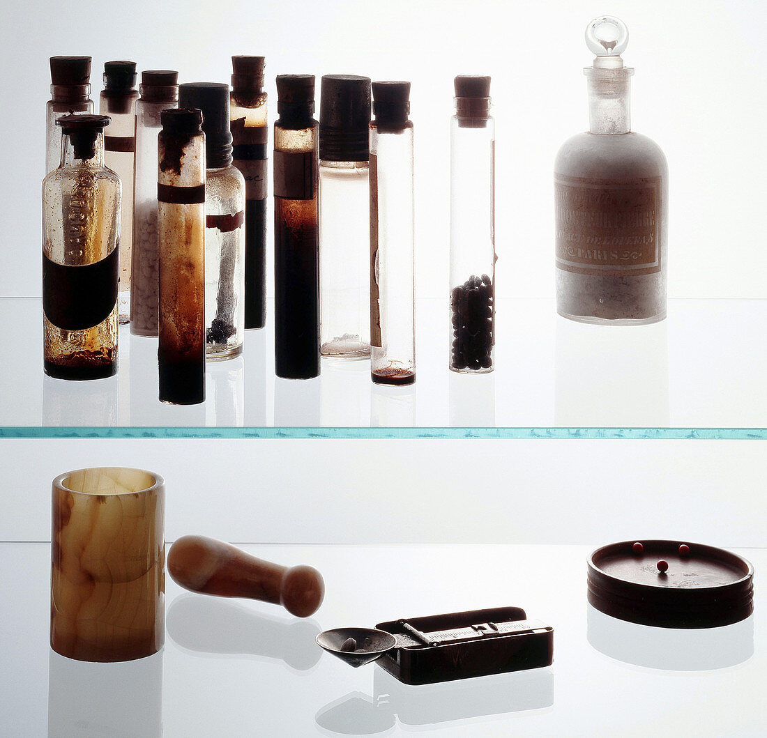 Vials and Bottles, Historical Medicine