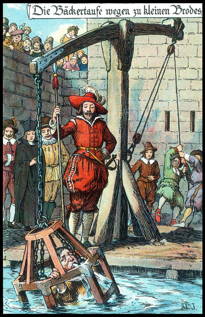 Medieval Punishment, Ducking-Stool