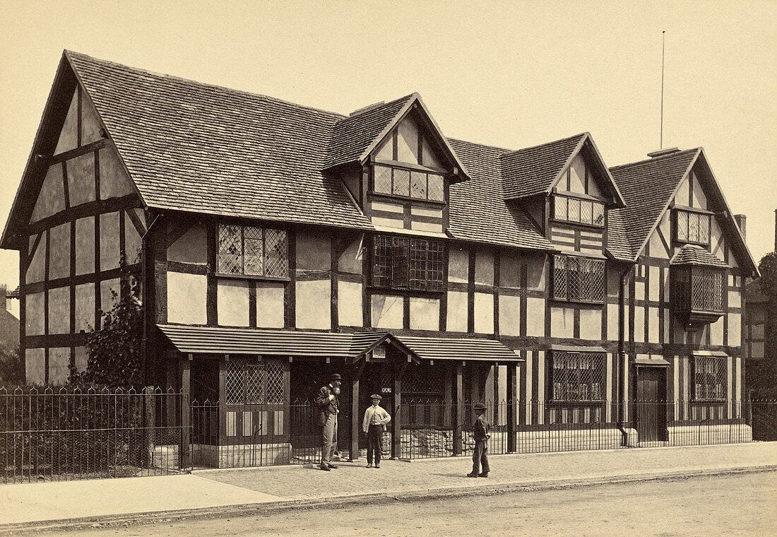 Shakespeare's House, Stratford-on-Avon, 1860s