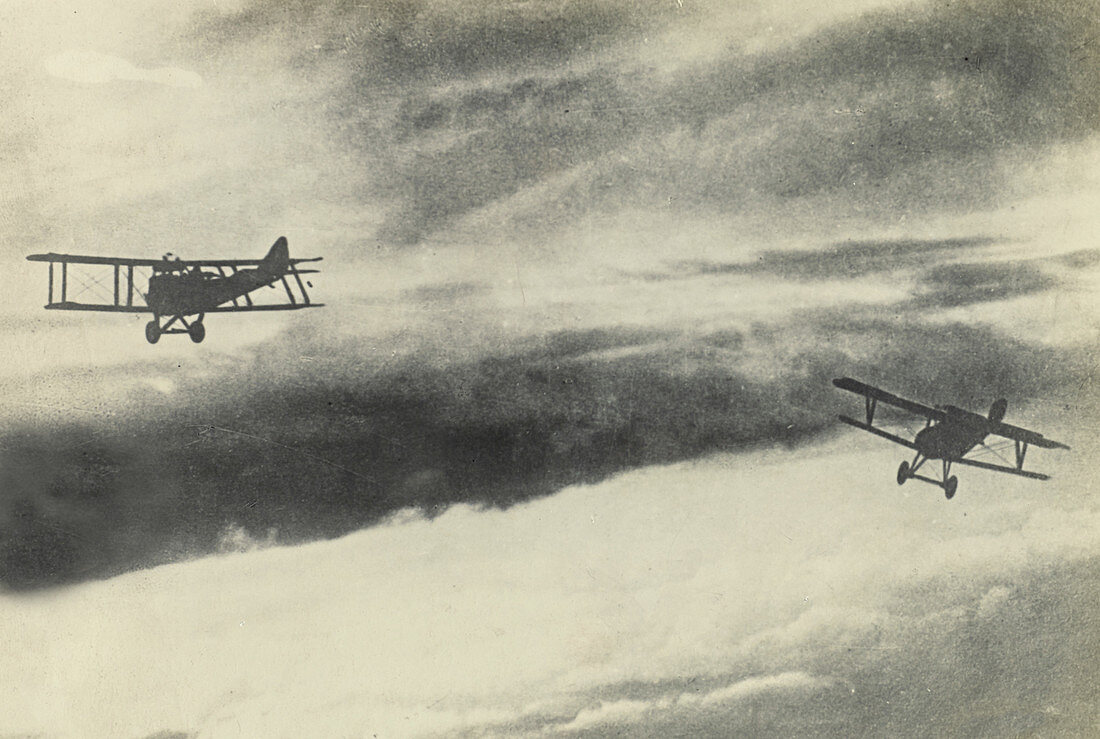 Two Airplanes, World War 1