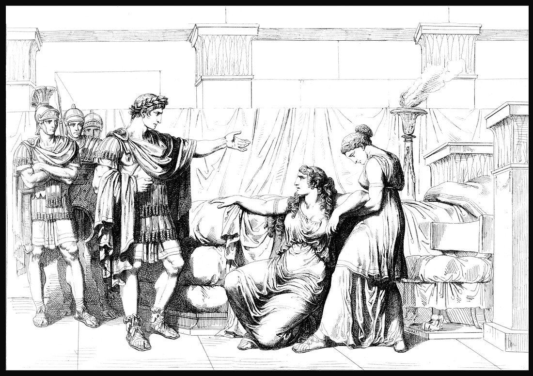Augustus Visiting Cleopatra, 1st Century BC