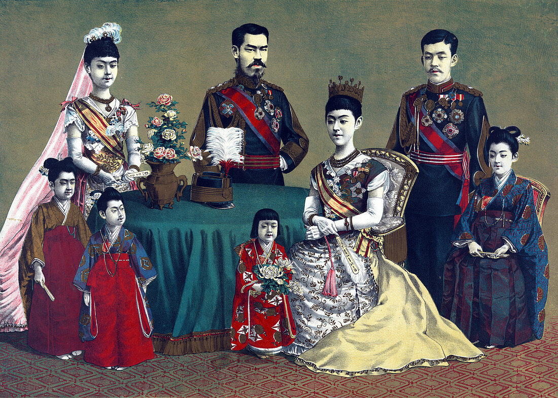 Meiji, Emperor of Japan and the Imperial Family, 1900