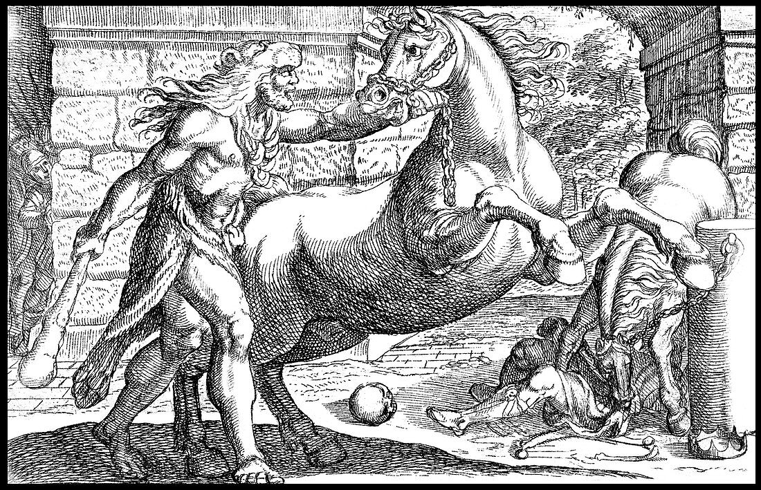Labors of Hercules, Steal the Mares of Diomedes
