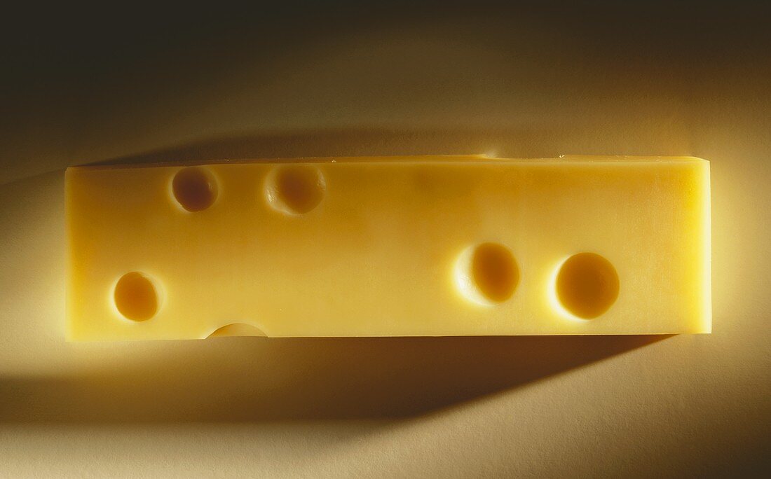 A Piece of Emmenthal Cheese