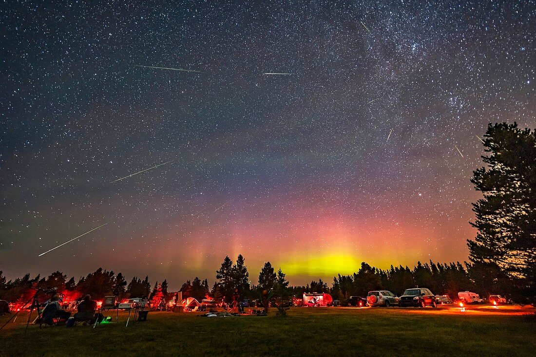 Perseids over Star Party