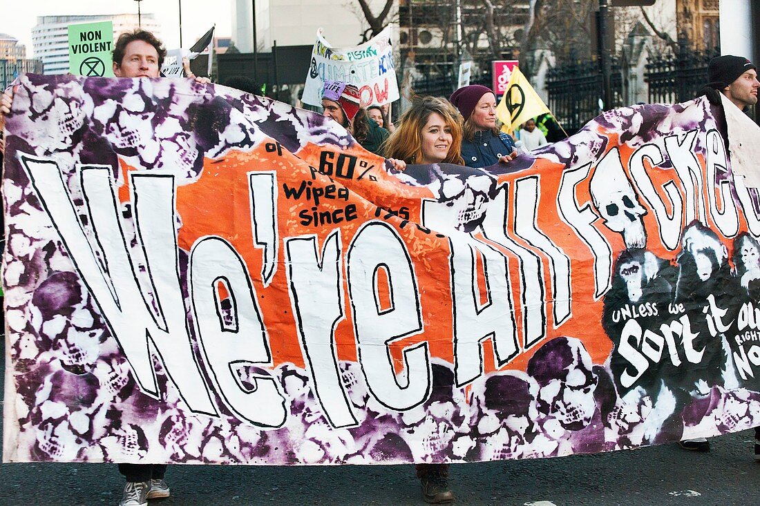 Extinction Rebellion demonstration, 2018