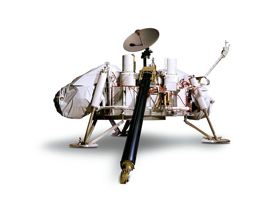 Viking lander spacecraft, illustration