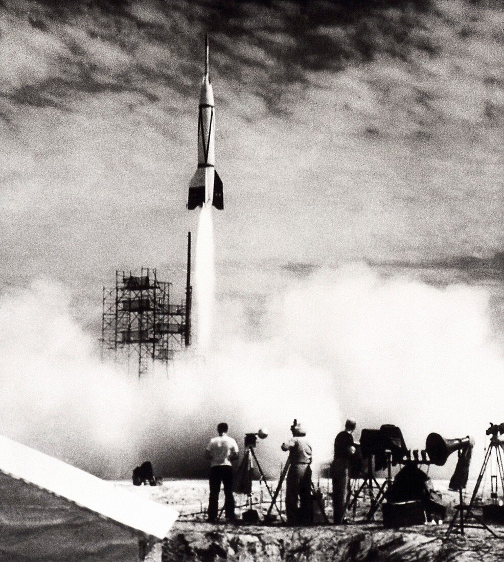 RTV-G-4 Bumper sounding rocket launch, 1949