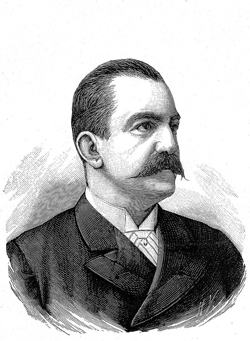 Milan Obrenovic, 1st King of Serbia, 19th C illustration
