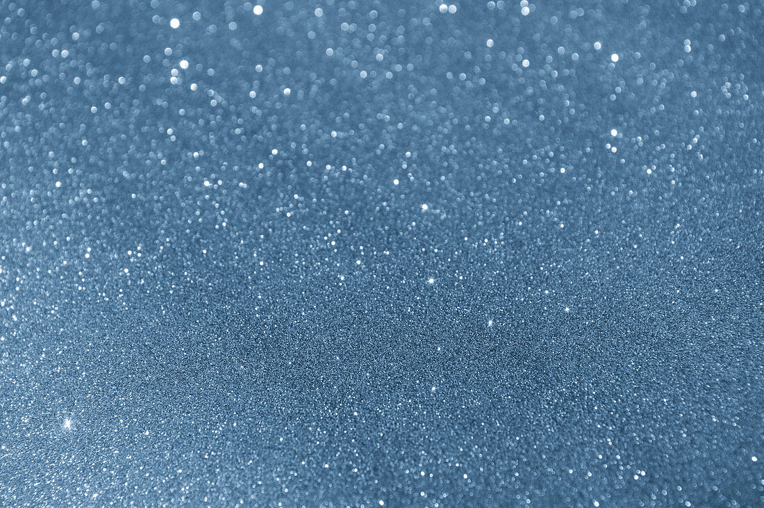 Blue glitter, illustration