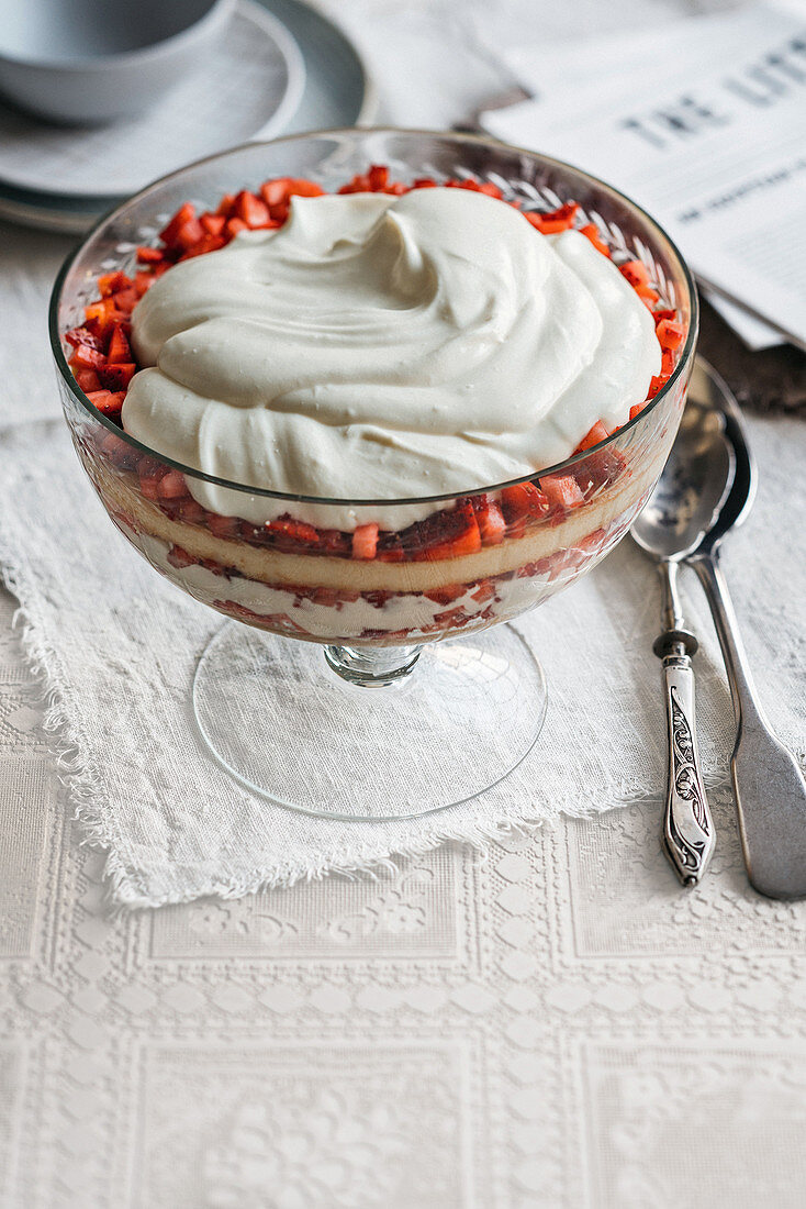 Erdbeertiramisù mit Moscato