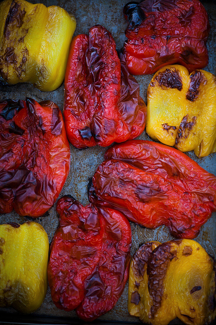 Fried or roasted chillies
