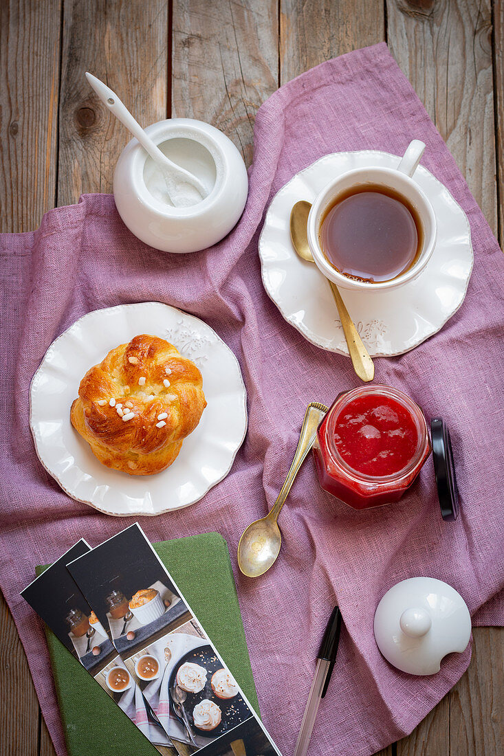 Brioche zum Frühstück