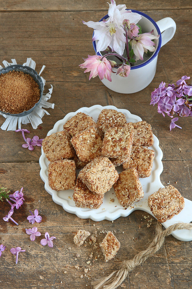 Gluten-free buckwheat biscuits with coconut blossom sugar