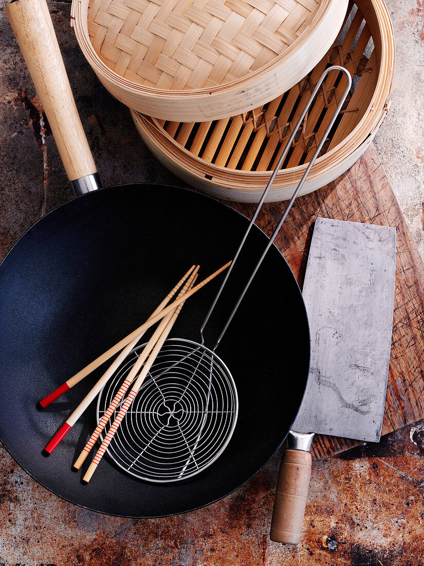 Asian kitchen utensils