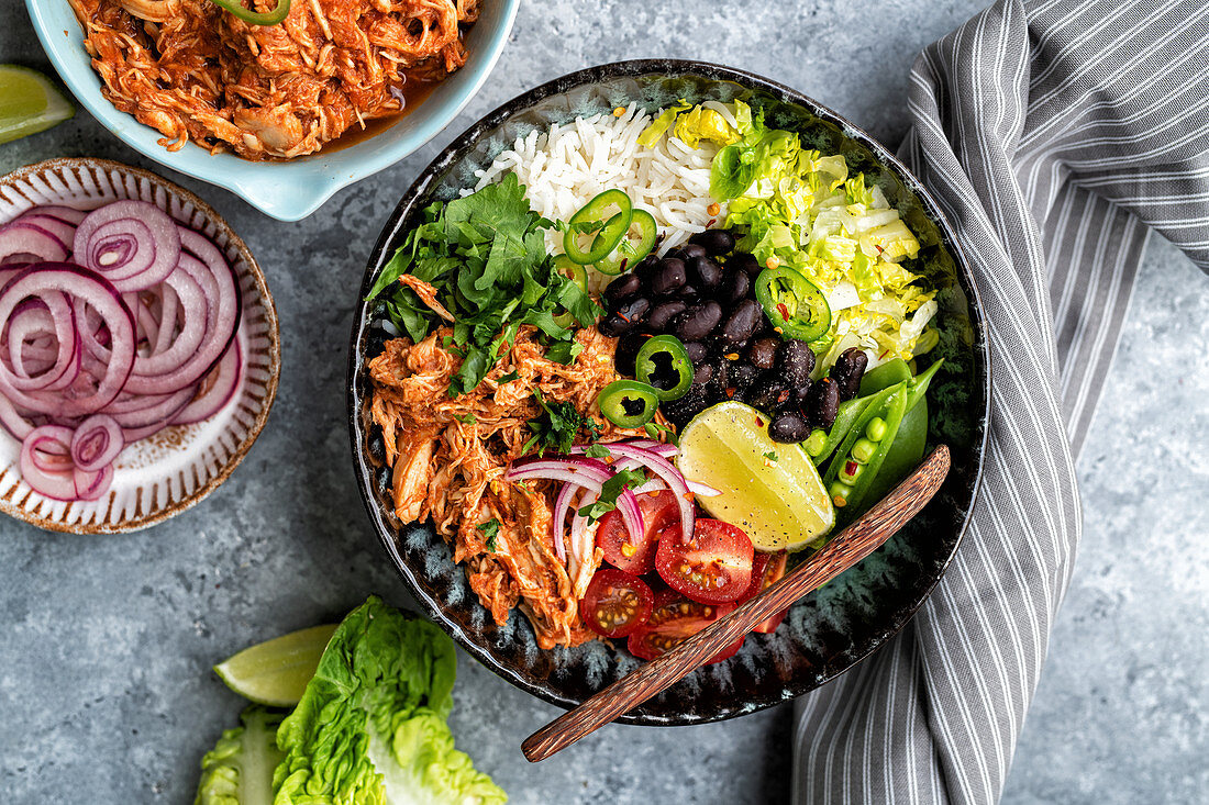 Diet Coke Chicken Bowl mit Gemüse