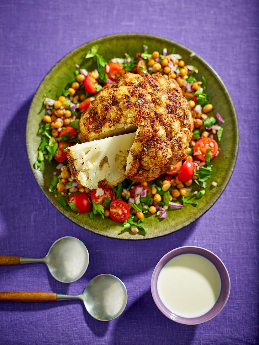 Spiced cauliflower roast