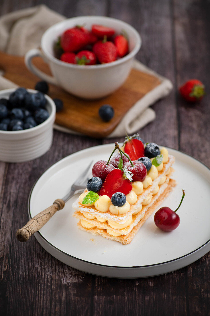 Millefeuille - French cream cakes