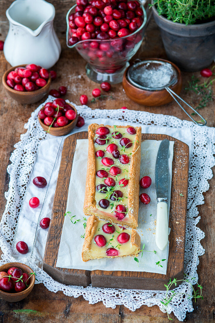 Cranberry pie