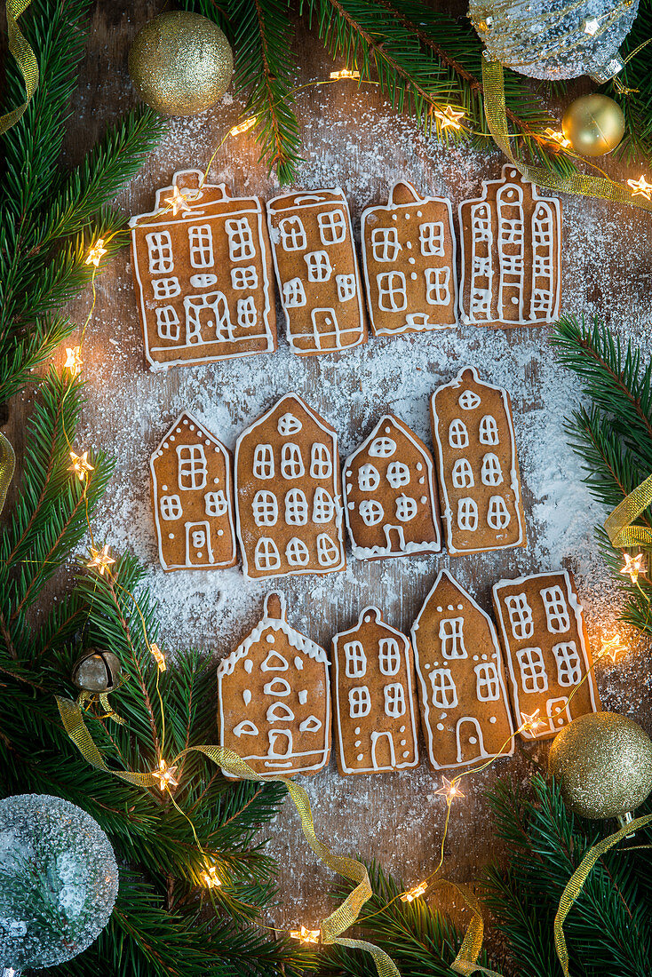 Gingerbread houses cookies