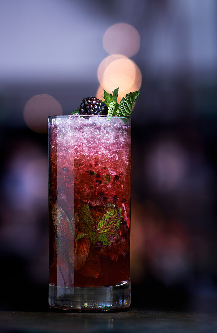 Brombeer-Mojito