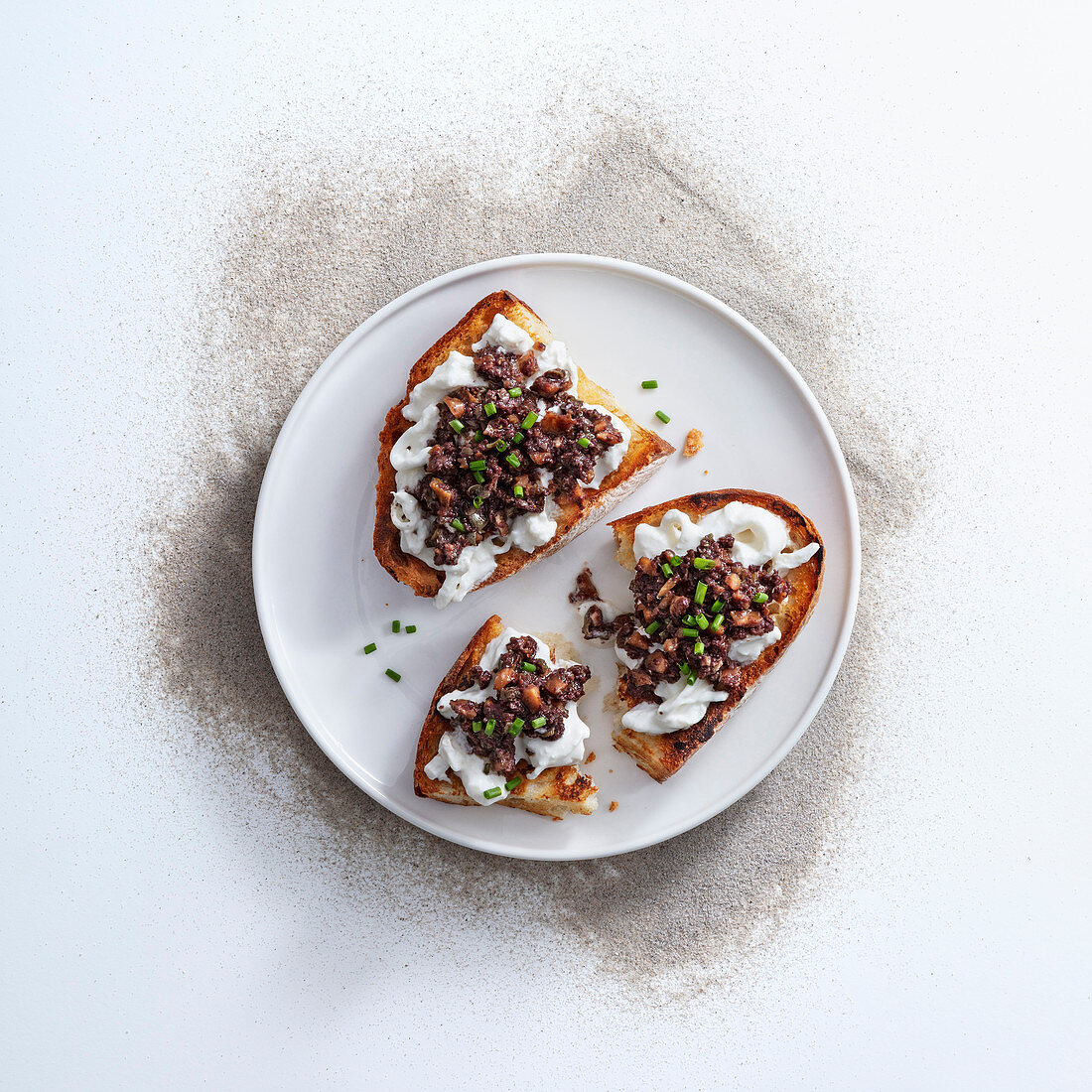 Crostini mit Feigentapenade