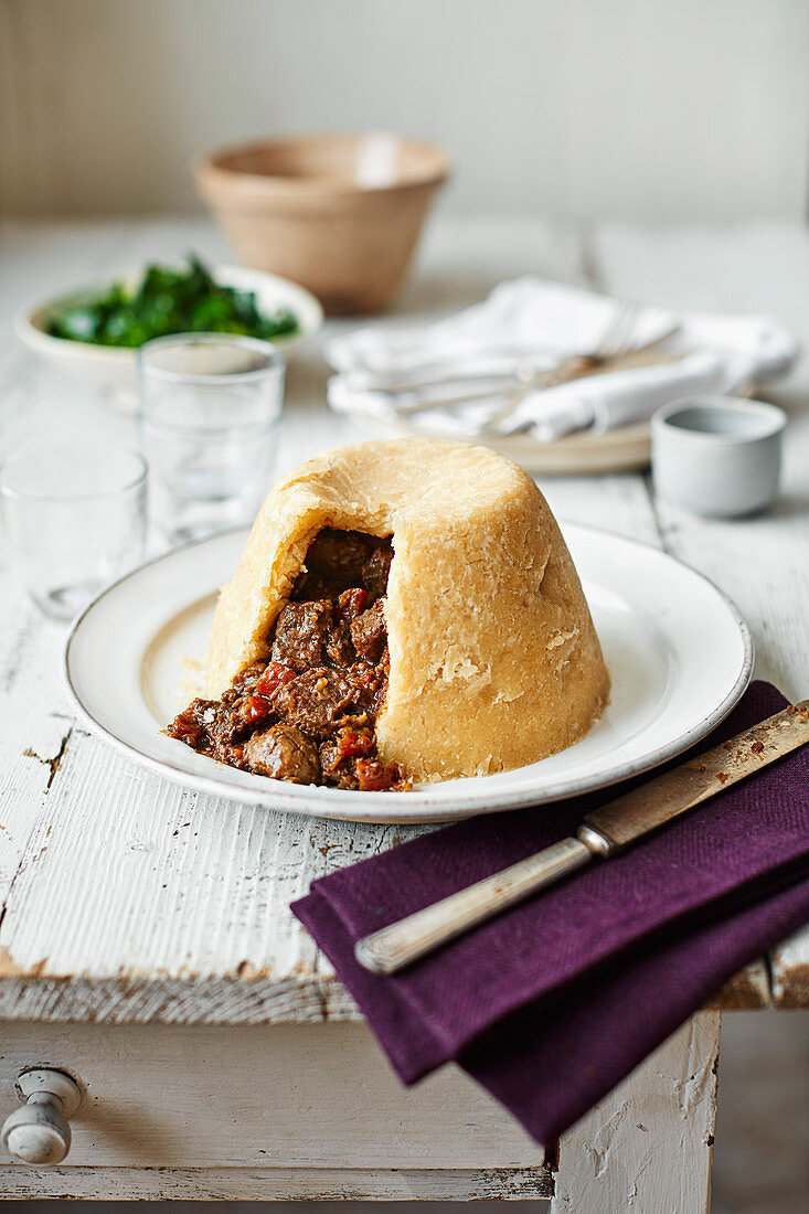 Steak And Kidney Pudding (England)