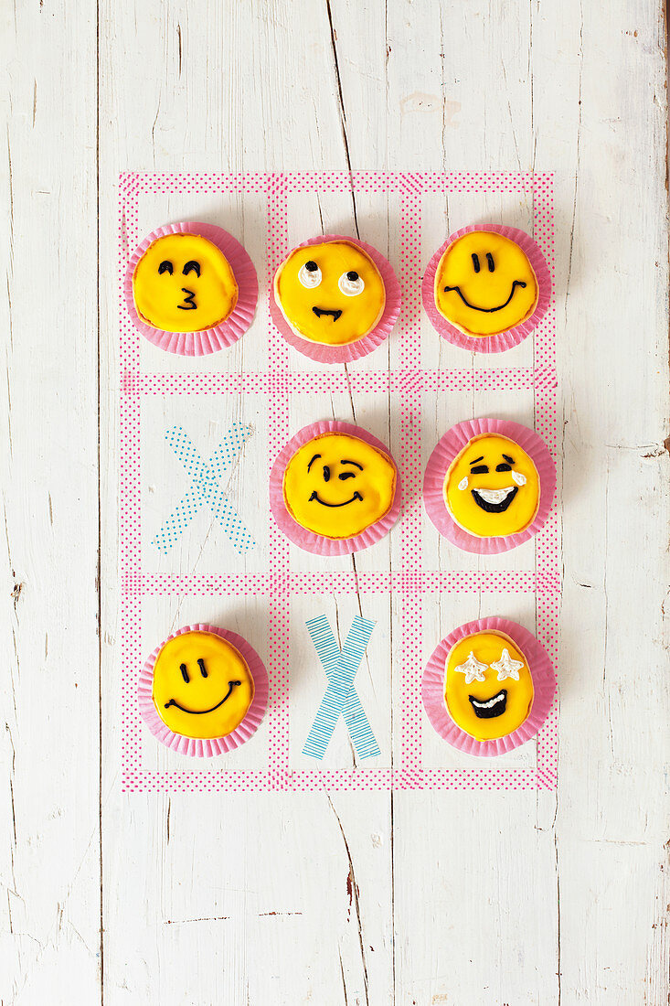 Gebackene Smiley-Muffins