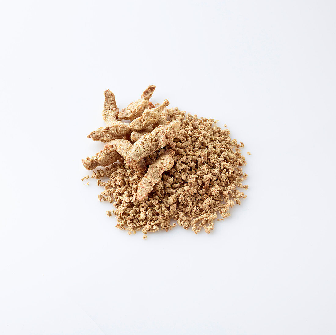 Textured soya (TVP, also known as soybean or soybean pretzel)