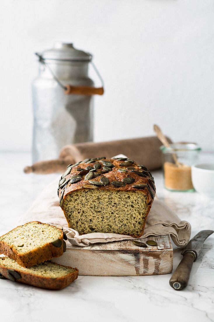 Kürbistoastbrot (Low Carb)