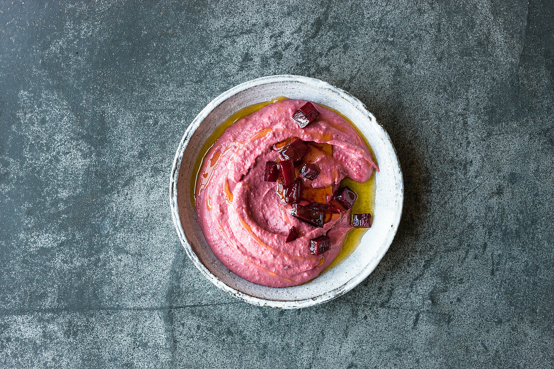 Rote-Bete-Hummus