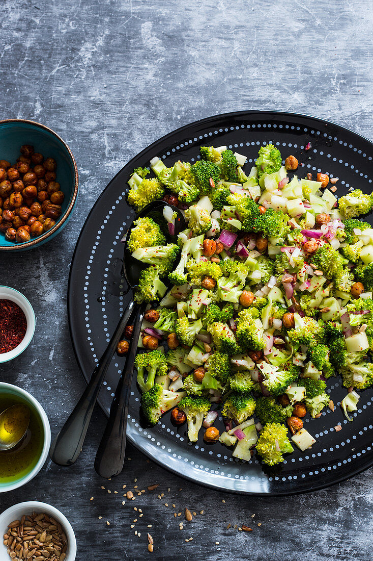 Winter broccoli salad