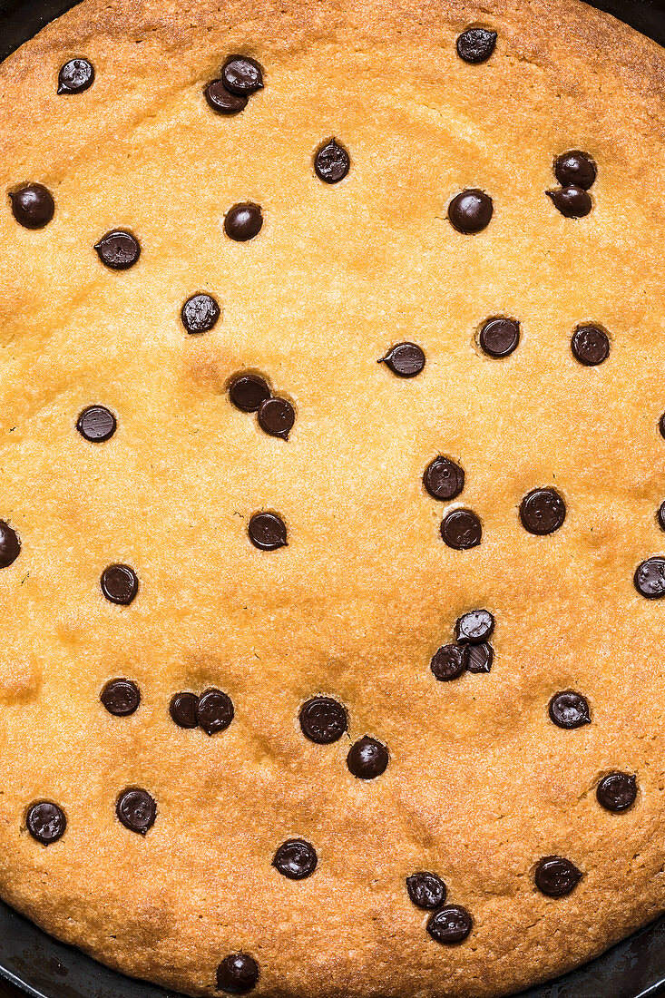 Skillet Cookie (Pfannencookie mit Schokofüllung)