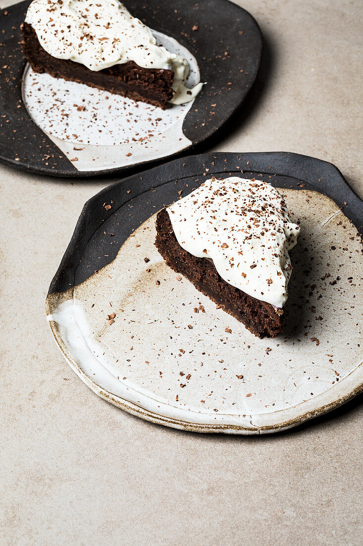 Mississippi mud pie from the Southern states