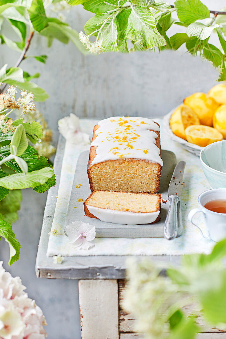 Lemon and buttermilk pound cake