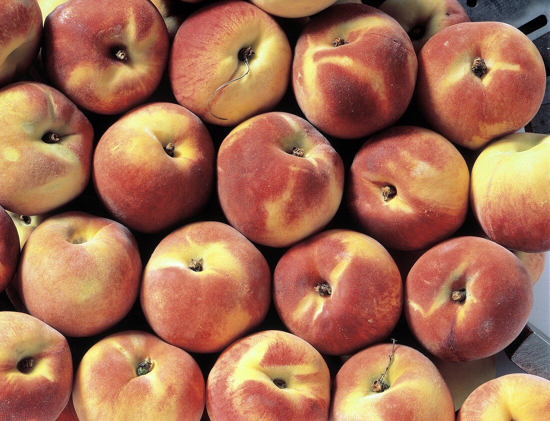 Many Whole Peaches